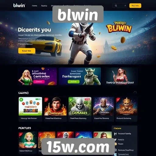 Novidades no design de interface do site blwin