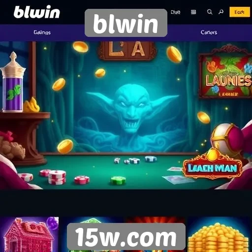 Visão geral dos jogos disponíveis no site blwin