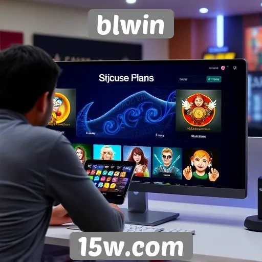 Experiência do usuário no site de jogos blwin